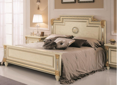 Bett 2x Nuetsdësch Design Schlofzëmmer Klassesch 3tlg. Luxus Better Set Miwwelen