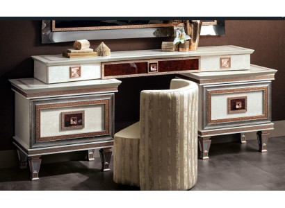 Konsolen Schminktisch Kosmetik Dësch Spigel Kommode Holz Dëscher arredoclassic
