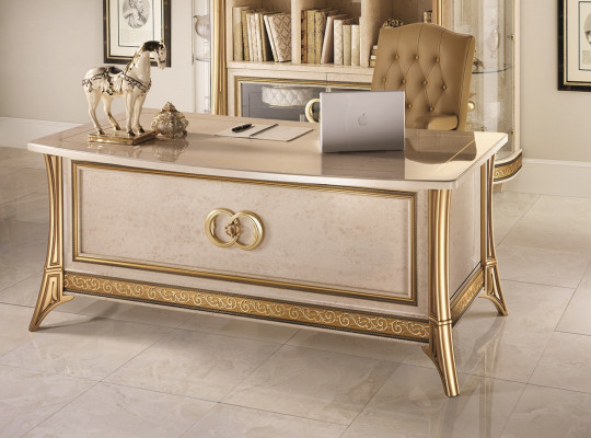 Design Büro Schreifdësch Dësch Sëtz Ariichtung mat Stull 2tlg. arredoclassic