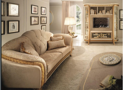 Dreisëtzer Canapé Polster Design Sofa Klassesch Sëtz Canapéen Zëmmer Miwwelen 3er Nei