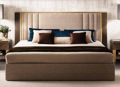 Bett 2x Noliescht 3-Stéck Schlofzëmmer Set Design Modern Luxus Italienesch