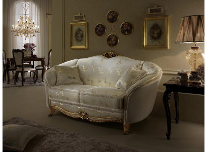 Sofa 2 Sëtzer Luxus Designer Couch Neit Sofa Luxus Polstersoffen Zweisëtzer Miwwelen