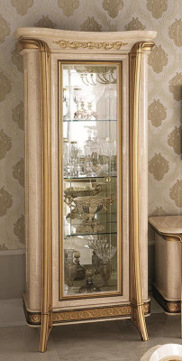 VITRINE Schaf Glieserschaf Designer Miwwelen Barock Rokoko Jugendstil