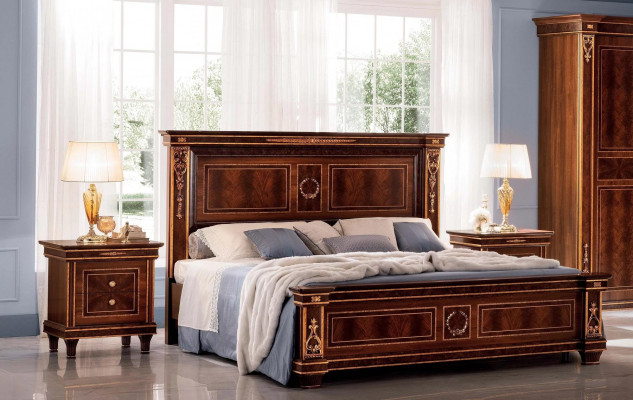 Schlofkummer Hotel Better Duebel Bett Design Holz 180x200cm Miwwelen arredoclassic