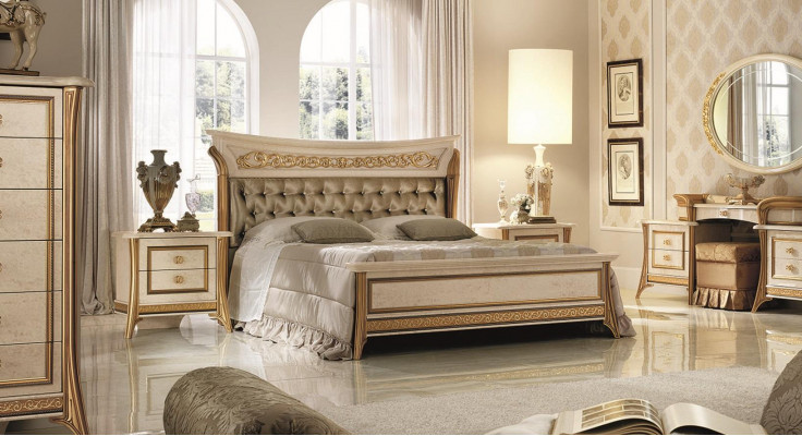 Klassesch Designer Holzbett Schlofzëmmer Edelt Polster Miwwel Duebel Better Neit