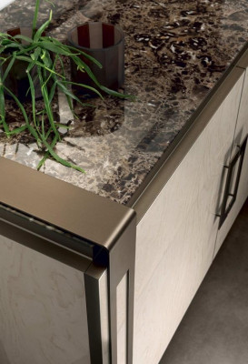 Edelt Konsoldesign aus Holz Spigel Sideboard Anrichte Schaf 2 Deeler Konsolendësch
