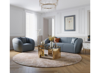 Canapé Set 3+1 Sëtz Design Canapé Këssen Canapéen Couch Modern Luxus Nei