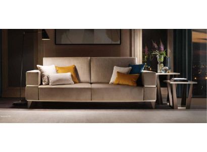 Canapé Sofa Polster 3-Sëtzer Textil Sofae Couchen Sëtz Garnituren Design Neit Club