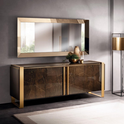 Konsolendësch Kommode mat Spigel Luxusklass Moobel Set Konsole 2tlg. Holz Nei