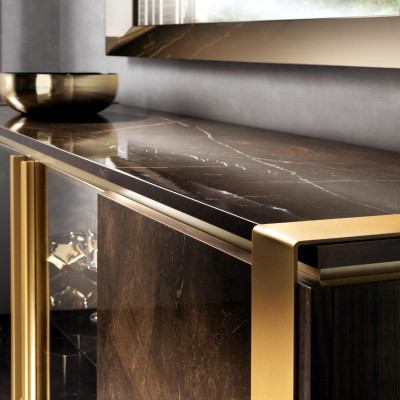 Konsolendësch Kommode mat Spigel Luxusklass Moobel Set Konsole 2tlg. Holz Nei
