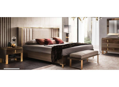 Arredo Alassic Miwwel 3-Delesch Sëtzt Italienesch Schlofzëmmer Nuetsdësch Set