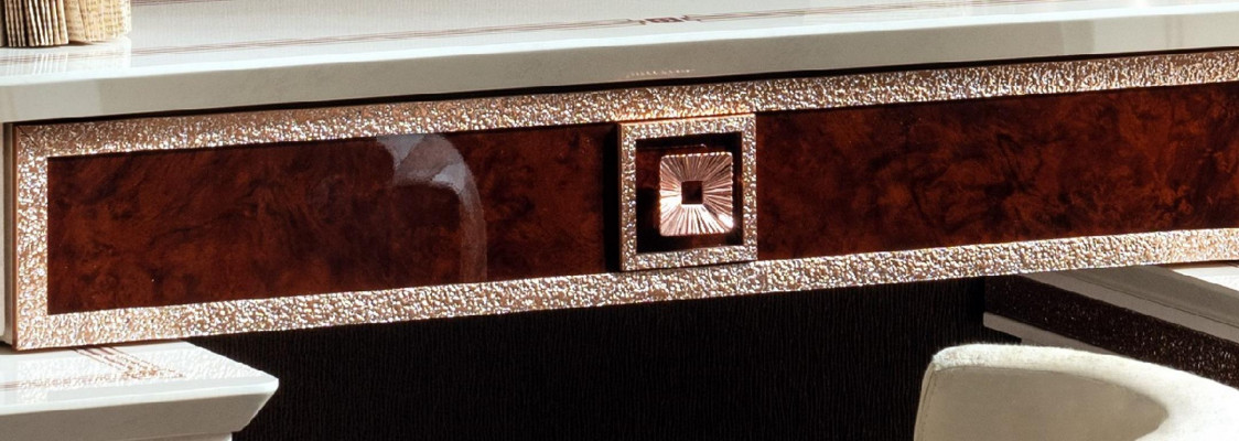 Elegant Stil Miwwelen Schlofzëmmer Kommod Schaf Klassesch Kredenz mat Spigel
