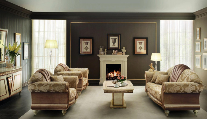 Design Still Textil Luxus Fernseh Canapé 1 Sëtzer Sofa Relax Polster Lounge Nei