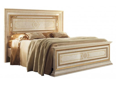 Bett Klassesch Stil Better Duebel Luxus Holz Miwwelen Schlofkummer arredoclassic