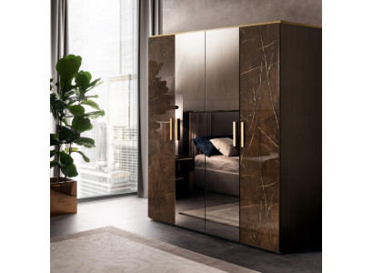 Luxus Kleederschaf Designer Kleederschief Héichglanz Miwwelen Wunnen Holz Neit