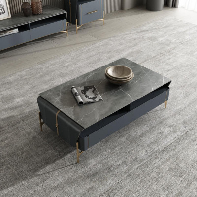 Couchtisch Sideboard 2tlg Wunnzëmmer Dësch Lowboard Miwwelen Schafwänn