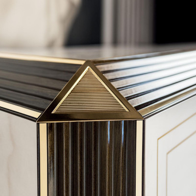 Schaf Vitrin Vitrinenschaf Vitrineschief Stilliefer Holz Credenz arredoclassic