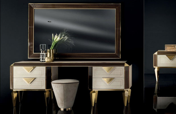 Konsole Schreif Designtisch Chambre De Toilette Konsolbuedem Arredoclassic Schafschréin Holz
