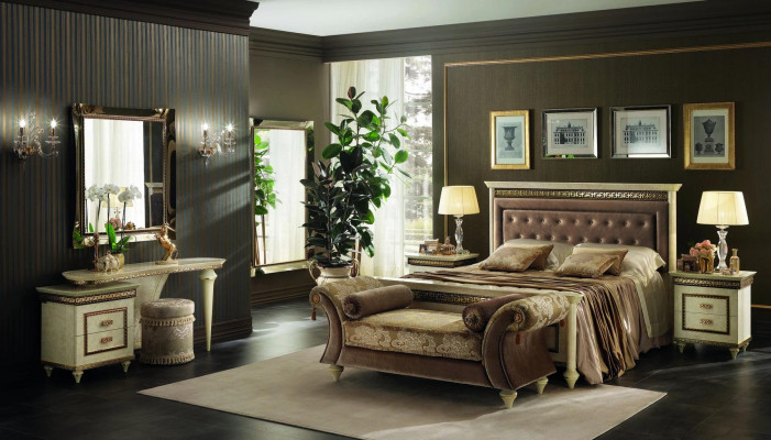 Polsterbett Bett 160 x 200 Bestietsbett Designerbett Duebelbett Better arredoclassic