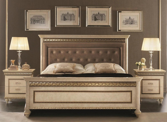 Polsterbett Bett 160 x 200 Bestietsbett Designerbett Duebelbett Better arredoclassic