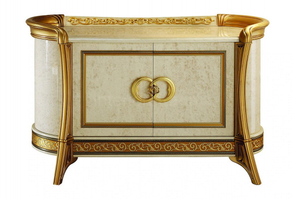 Kommode Design Holzkommoden Schaf Luxus Säitendësch Niddreg Dësch Anrichte Beige