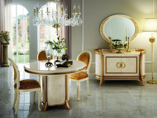 Kommode Design Holzkommoden Schaf Luxus Säitendësch Niddreg Dësch Anrichte Beige