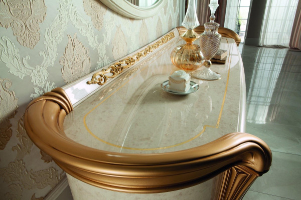 Kommode Design Holzkommoden Schaf Luxus Säitendësch Niddreg Dësch Anrichte Beige
