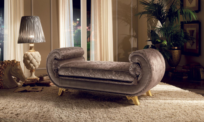 Chaiselongue Liege Luxus Sofa Sëtz Klassesch Barock Rokoko Jugendstil