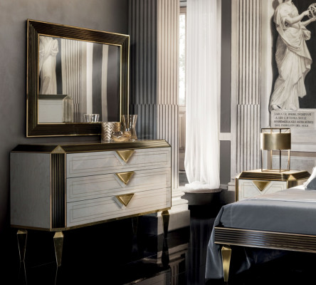 Italiensch Holzmëttelen Luxus Kommode Schaf Sideboard Konsol arredoclassic