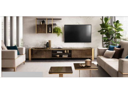 Luxus Sideboard TV Lowboard RTV XXL Schaf Tisch Wunnzëmmer Holz RTV Neien Hotel
