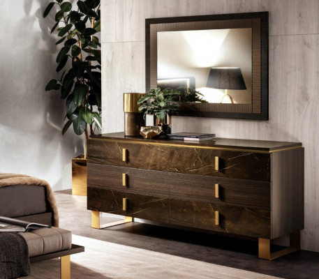 Buffet Anrichte Kommode Spigel Echt Handaarbecht Holz Barock Rokoko Kommoden nei