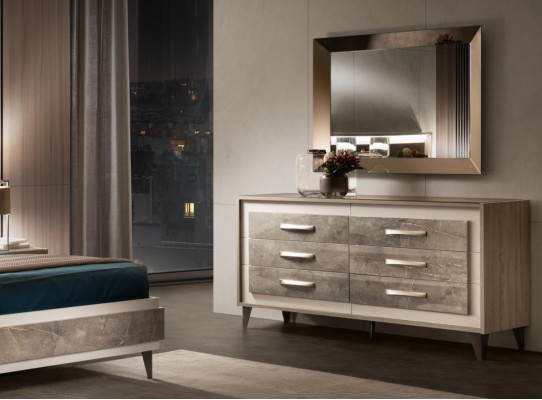 Kommodeschaf Spigel Design Miwwel Miwwel Garderob 2-Stéck Set arredoclassic