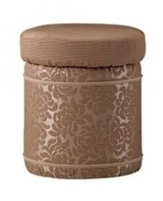 Hocker Polsterhocker Fouss Ablag Miwwelen Wunnen Sëtzbanken Sëtz Stoff Braun Design