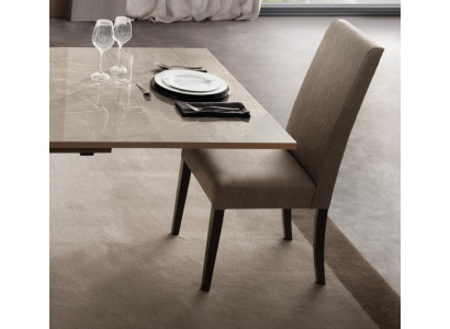 Iesszëmmer Still 1 Sëtzerr Sessel Holz Luxus Klass Miwwel Design Nei arredoclassic