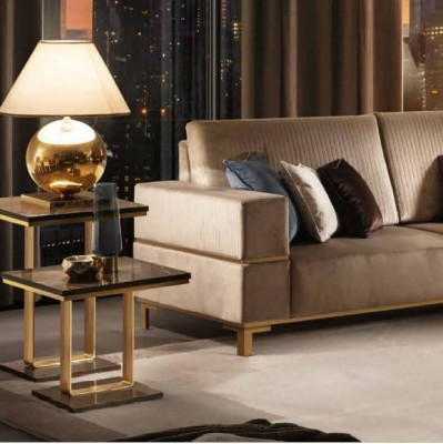 Edel Designer Klassesch Couchtisch Bäistelltisch Sofa Wunnzëmmer Dësch Nei