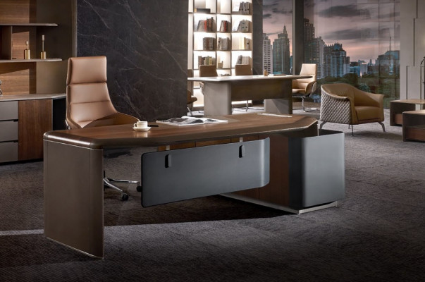 Schreifdësch Design Büro Miwwelen Ariichtung Dësch Chef Boss Eckdëscher