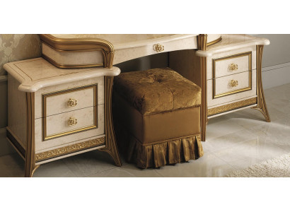 Sëtzpolster Bankpolster Sëtz Hocker Bank Textil Stoff Holz Stil arredoclassic