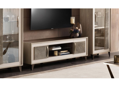 Designer RTV TV Kommod Anrichte Side Low Board Schaf Wunnzëmmer Regal Luxus