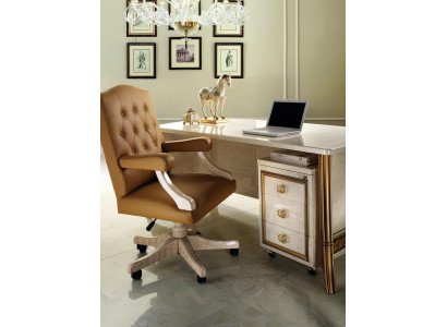 Luxus Büro Sëtz Stull Polster Still Designer Miwwelen Büro Chef Dréiend