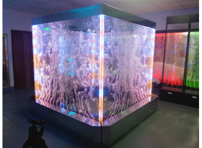 Wandpanel LED Waasserwand Waasser Wänn Waasserblasen Wand