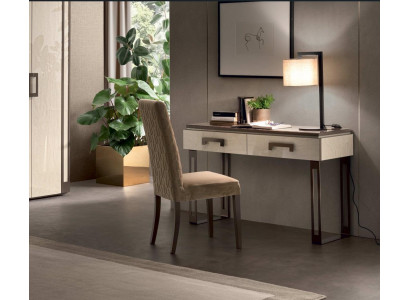 Designer Schreifdësch Stull Büro Set italienesch Miwwelen Sekretär Lehnstull 2tlg.