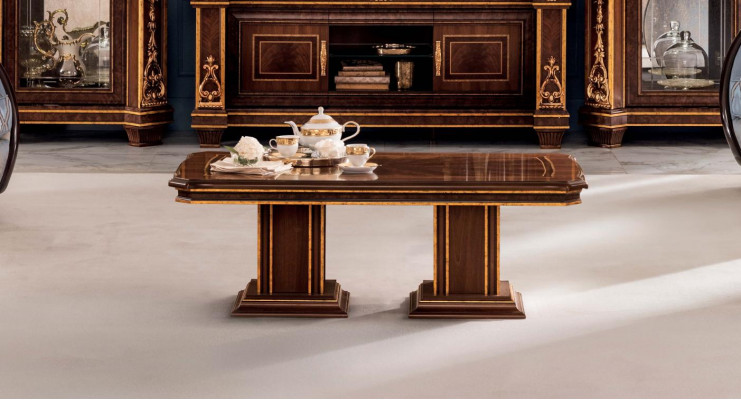 Couchtisch Edel Design Wunnzëmmer Sofa Couch Dëscher Barock Rokoko
