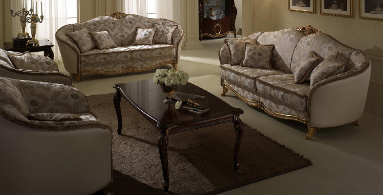 Couchtisch Edler Design Wunnzëmmer Sofa Couch Dëscher Jugendstil Barock