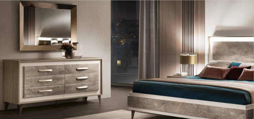 Designer Kommode Sideboard Anrichte Regal Wunnzëmmer Luxus