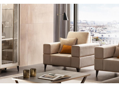 Sëtz Relax Lieder Lounge Club Polster Canapé Luxus Sofa Miwwelen arredoclassic