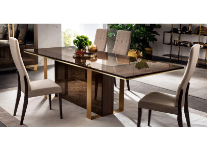 Designer Iessdësch Design Dësch Holz Iesszëmmer Wunnzëmmertësch Italienesch Miwwelen