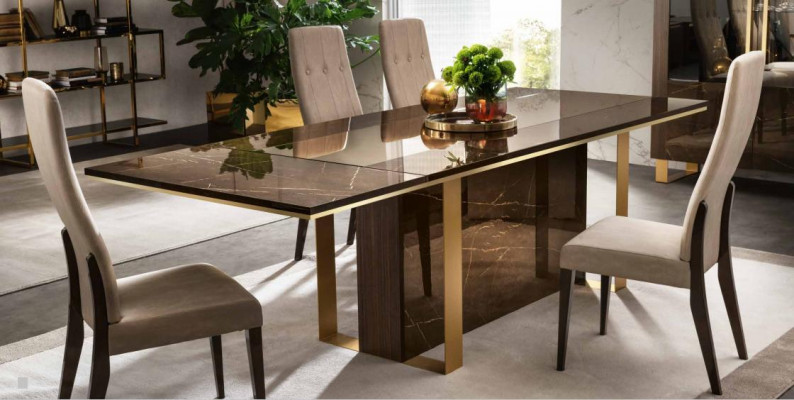 Iessdësch Dësch Grupp Iesszëmmer Holz Wunnzëmmer Garnitur Design Still
