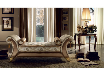 Chaiselongue Léif Comitésliege Léisesessel Komfortléif Luxus Barock