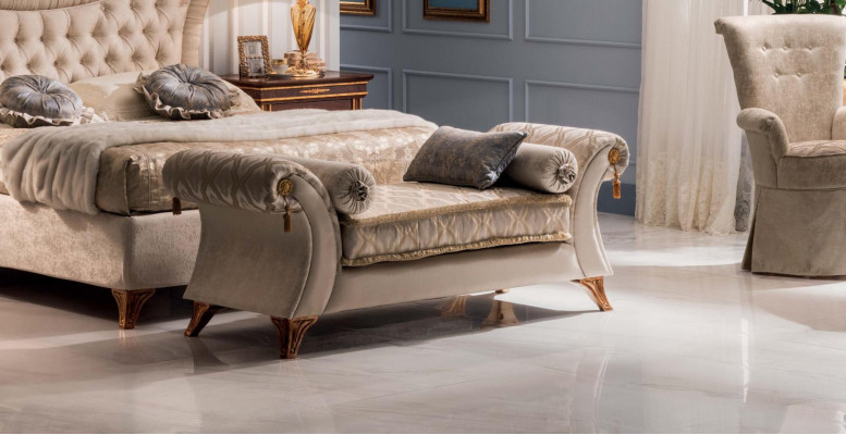 Chaiselongue Bank Sëtz Léift Lounge Barock Rokoko Jugendstil klassesch