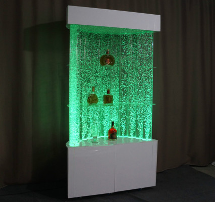 LED Regal Bar Waasser Wand Sail Dekoréiert Beliichte Waasserwänn Bar Theke